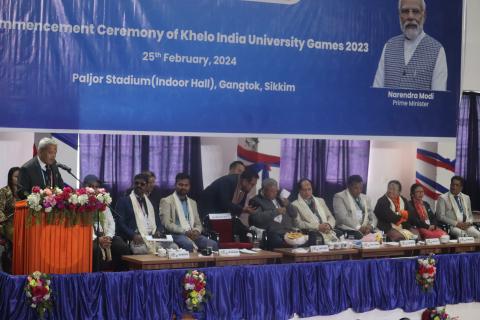 Commencement Ceremony of Khelo India University Games,25.02.2024