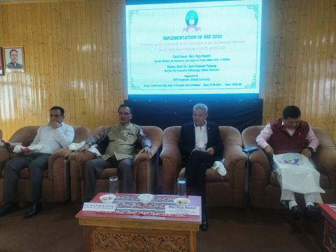 Inaugural session of the workshop on UG Curriculum Development under NEP 2020